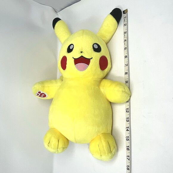 Build A Bear Pokemon Pikachu Plush BAB Stuffed Animal Yellow Toy Nintendo - Picture 10 of 10
